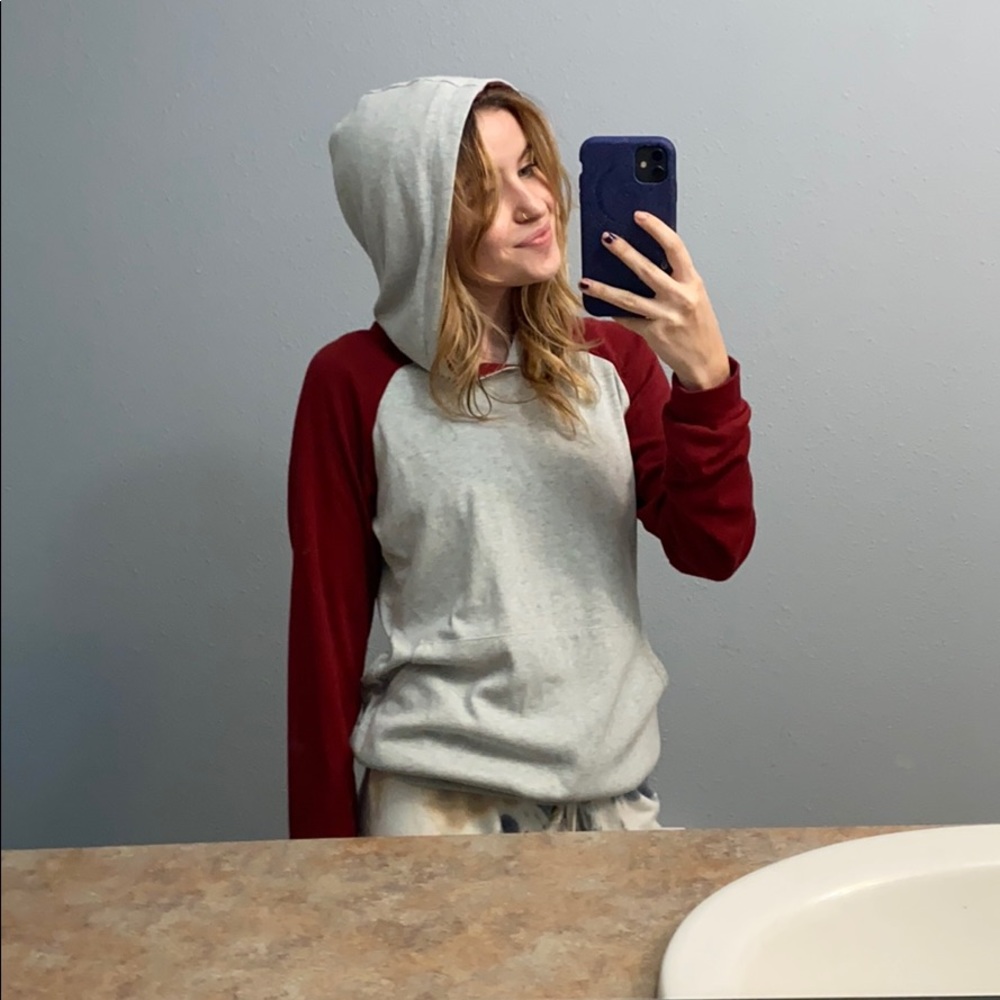 Red Baseball Hoodie - Picture 4 of 4